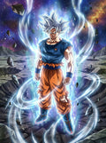 Cuadro Metálico Dragon Ball: Goku Ultra Instinto (Edición Neón)